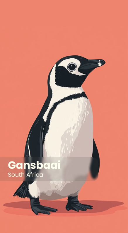 African Penguin Seabird Sanctuary Keyring 3