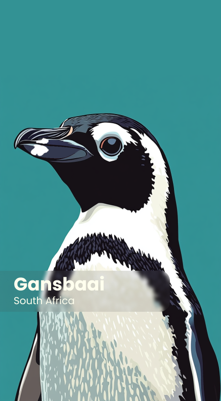 African Penguin Seabird Sanctuary Keyring 6