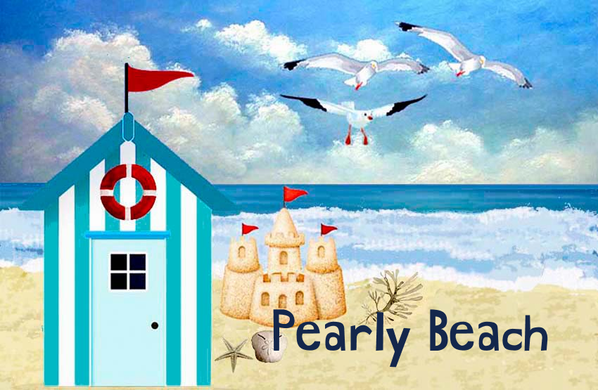 Pearly Beach Magnet 12