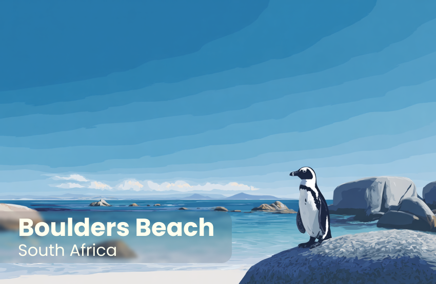 Boulders Beach Magnet 1