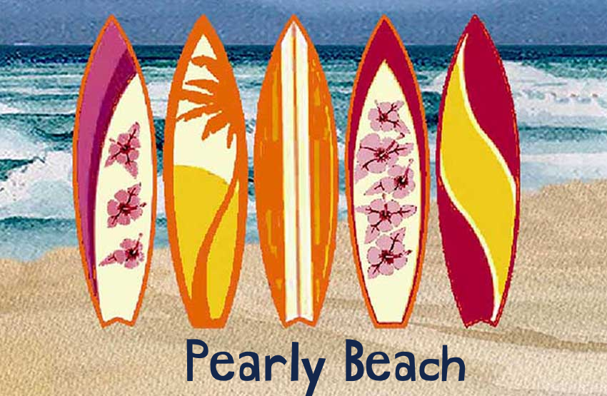 Pearly Beach Magnet 19