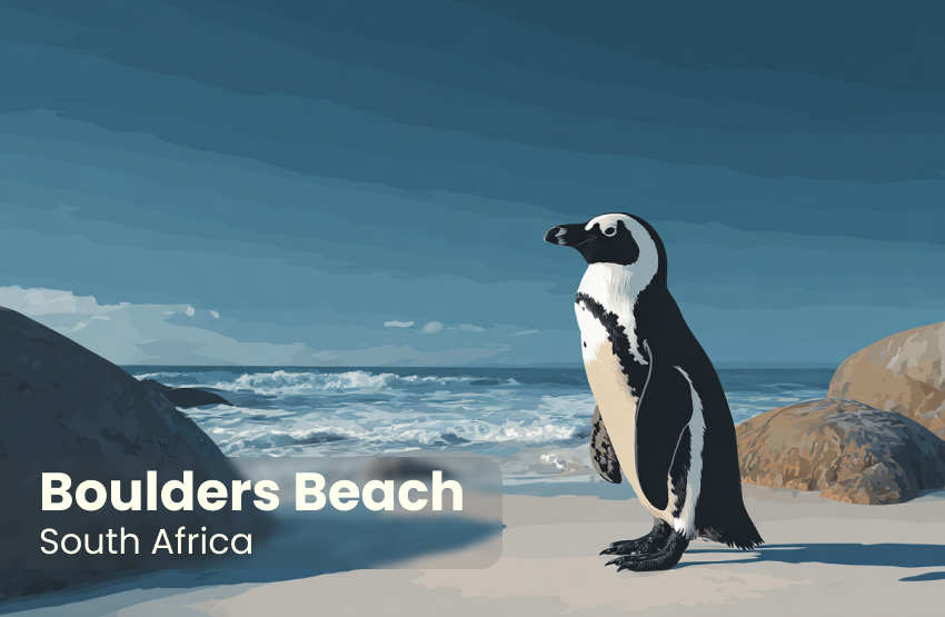 Boulders Beach Magnet 2