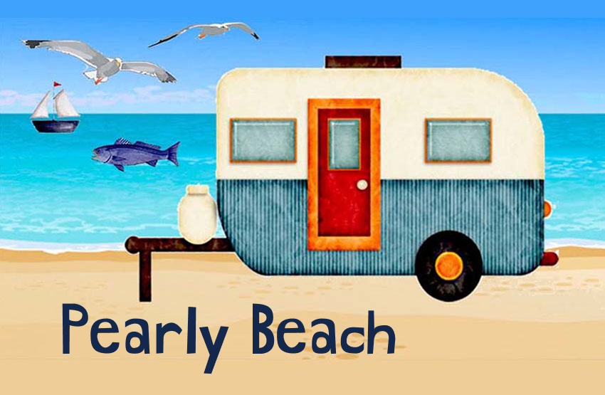 Pearly Beach Magnet 24