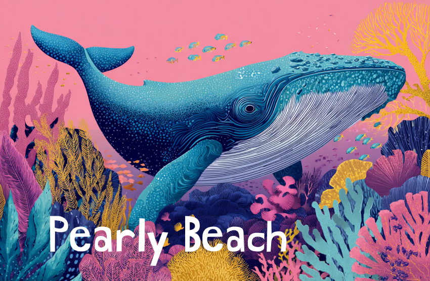 Pearly Beach Magnet 43