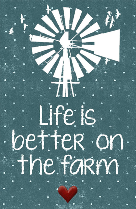 Farm Life Magnet 2