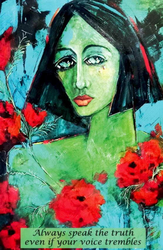 Art On Queen Magnet 36