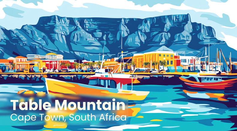Table Mountain Keyrings
