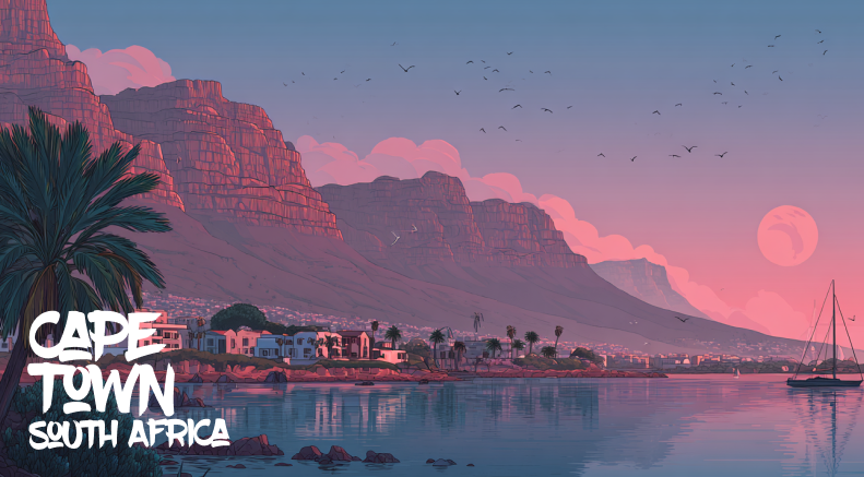 Cape Town South Africa Keyrings