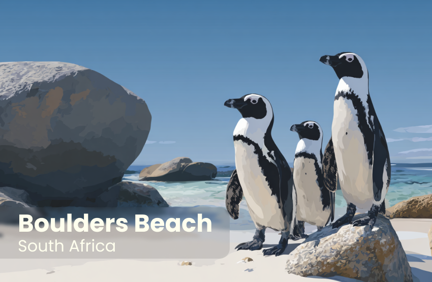 Boulders Beach Fridge Magnets