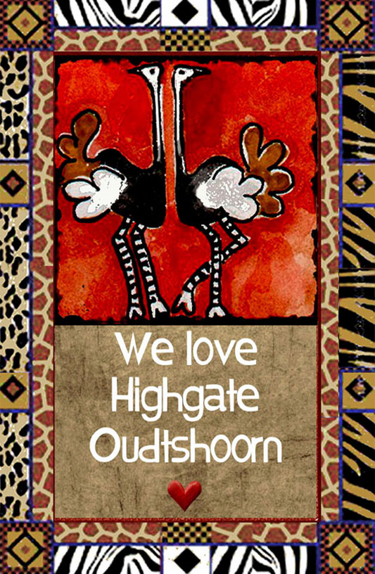 Highgate Ostrich Show Farm Magnet 16