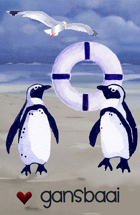 African Penguin Seabird Sanctuary Magnet 24