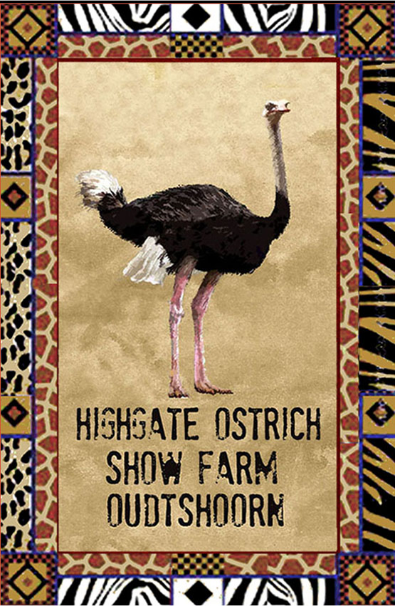 Highgate Ostrich Show Farm Magnet 29