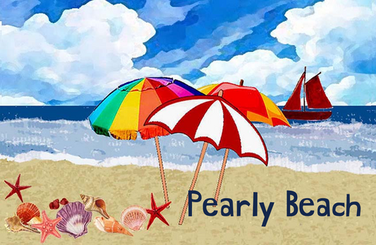Pearly Beach Magnet 2