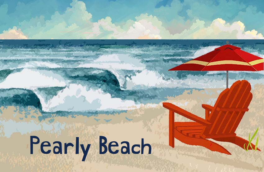 Pearly Beach Magnet 25