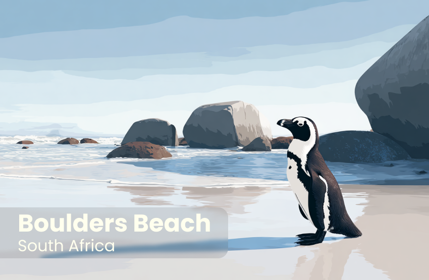 Boulders Beach Magnet 3