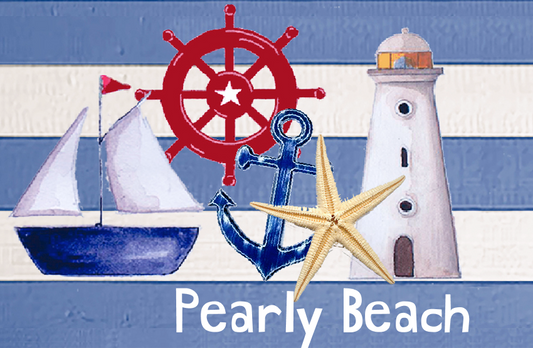 Pearly Beach Magnet 36