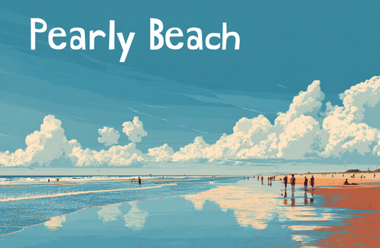 Pearly Beach Magnet 37