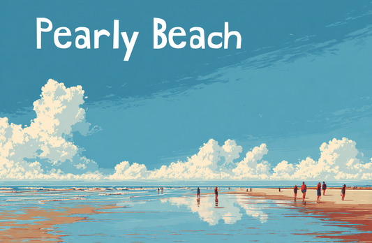 Pearly Beach Magnet 38