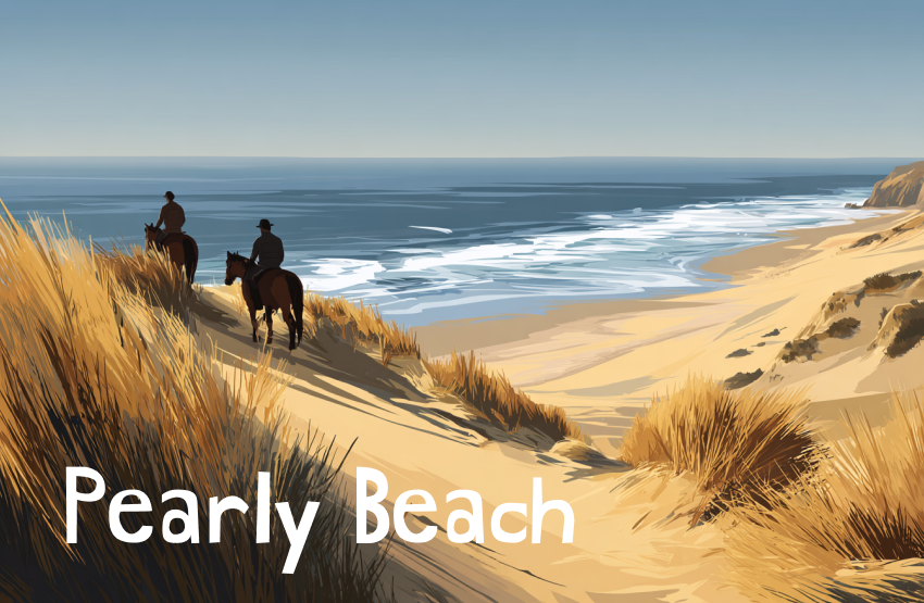 Pearly Beach Magnet 40