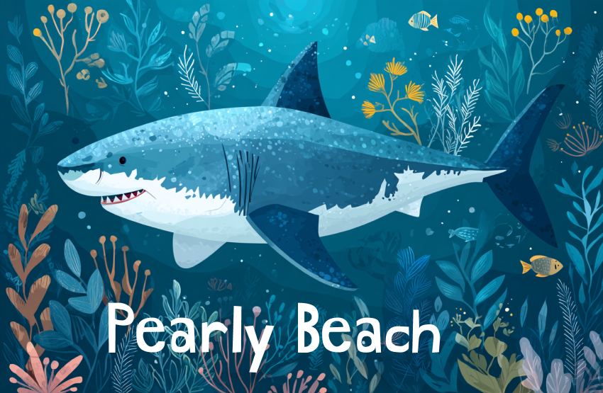 Pearly Beach Magnet 42