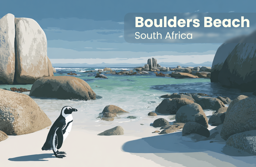 Boulders Beach Magnet 4