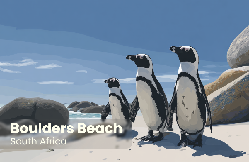 Boulders Beach Magnet 7