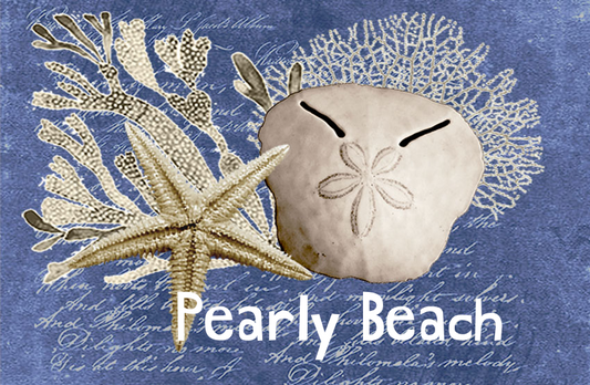 Pearly Beach Magnet 47