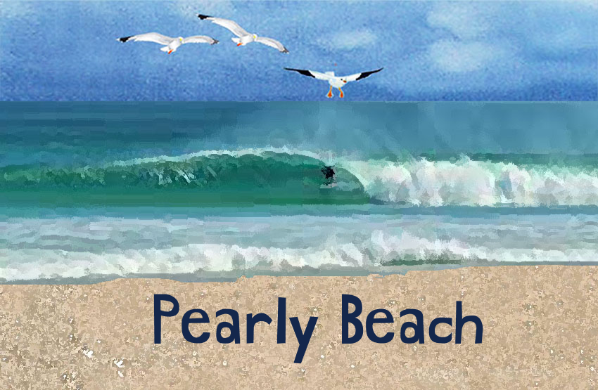 Pearly Beach Magnet 50